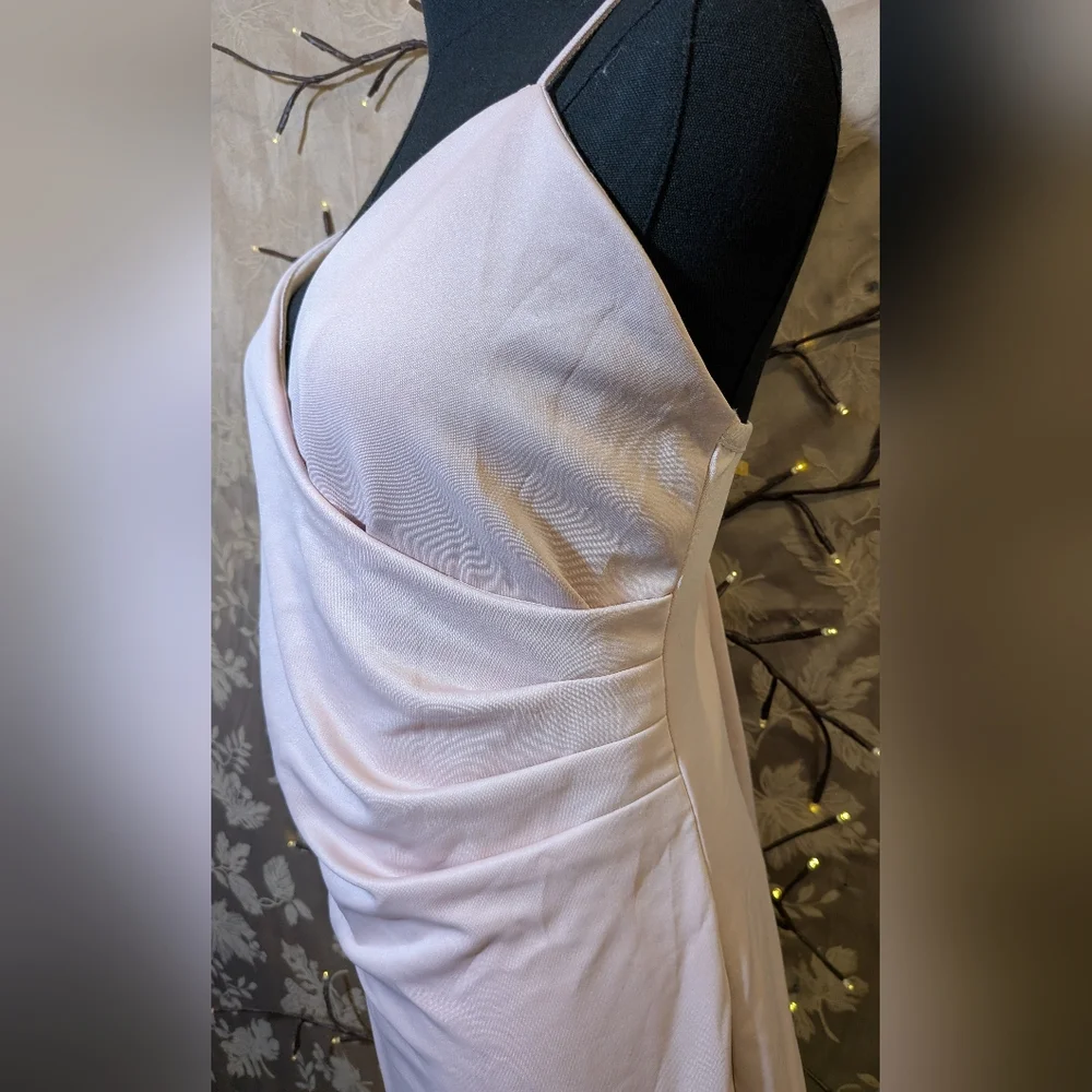 3rd + Malt Pink Wrap Style Mini Dress, Size XL, Used - Picture 2 of 5